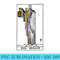 The Hermit Tarot Card - PNG Download Template - Eco Friendly And Sustainable Digital Products
