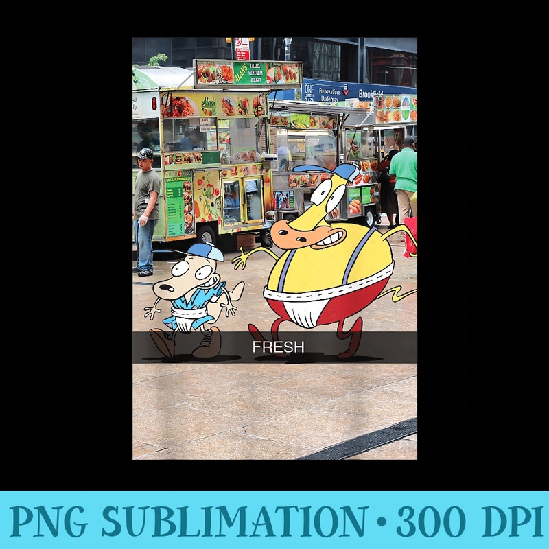 Nickelodeon Rockos Modern Life Fresh Snapchat T - PNG Sublimation - Unlock Vibrant Sublimation Designs