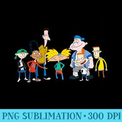 nickelodeon hey arnold friend standout t - digital png artwork