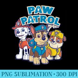 paw patrol drawn pup group t - png clipart download