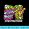 MTV Classic Logo Monster Design - Exclusive PNG designs - Vibrant and Eye-Catching Typography