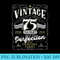 Vintage 75th Birthday For Him 1947 Aged To Perfection Premium - Sublimation PNG Designs - Unleash Your Inner Rebellion