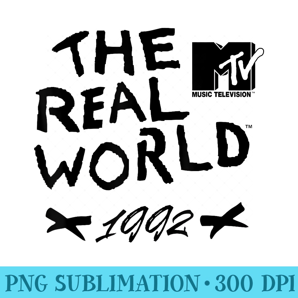 MTV The Real World - Sublimation printables PNG download - Trendsetting And Modern Collections