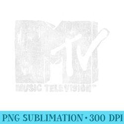 distressed mtv logo t - png design files