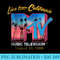 MTV Live From California Logo August 1988 Graphic T - Shirt Design PNG - Limited Edition And Exclusive Designs