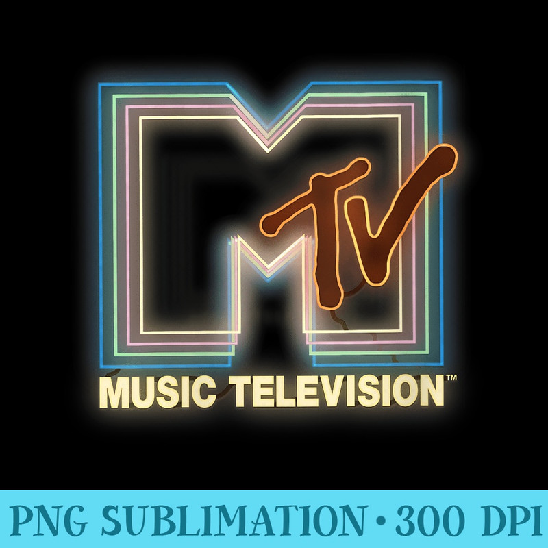 Womens MTV Neon Sign Logo - PNG Image Library Download - Unleash Your Inner Rebellion