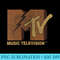 MTV Lightning Bolt Music Television Pocket Logo - PNG File Download - Defying the Norms