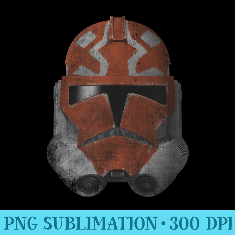 Star Wars The Clone Wars 332nd Ahsoka Trooper Distressed - PNG Download Source - Quick And Seamless Download Process