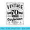 Vintage 70th Birthday For Him 1951 Aged To Perfection Premium - Download High Resolution PNG - Quick And Seamless Download Process