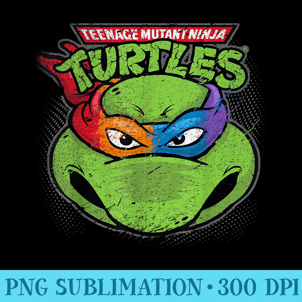 nage Mutant Ninja Turtles Multicolored bandana T - Transparent PNG File Download - Stunning Sublimation Graphics