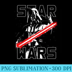 star wars darth vader lightsaber taunting graphic t - download png pictures