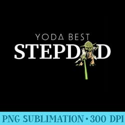 star wars yoda lightsaber best stepdad birthday fathers day - fashionable shirt design
