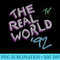 Womens MTV The Real World 92 Vintage Logo - Unique Sublimation patterns - Perfect for Creative Projects
