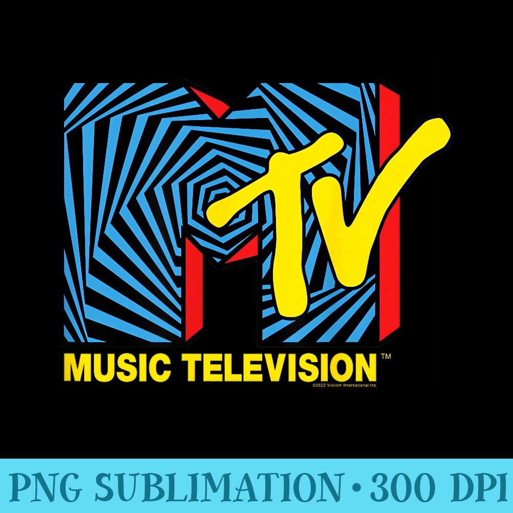 Ripple Junction x MTV Logo Spiral Music Fan - Download Transparent PNG Images - Perfect for Sublimation Mastery