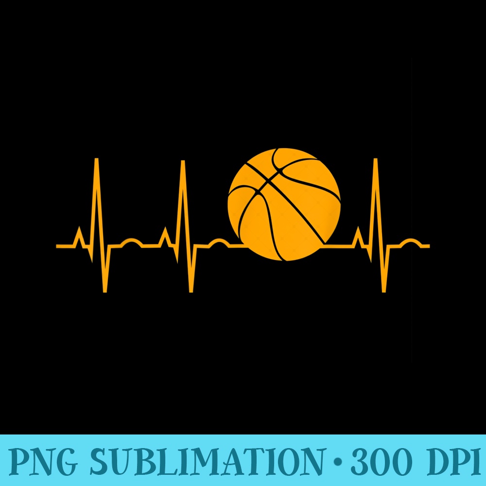 Basketball T s for Men Bball Heartbeat - Shirt Mockup Download - Easy-To-Print And User-Friendly Designs