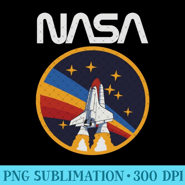 Vintage Retro Space Shuttle NASA - Exclusive PNG designs - S | Inspire ...