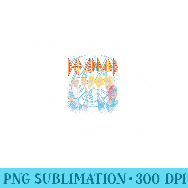 Def Leppard Graphics Def Leppard Hysteria City Detroit - PNG Design Files | Inspire Uplift