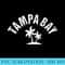 Red Tampa Bay Palm Tree Local TB Standard Tampa Bay Florida - Exclusive PNG designs - Premium Quality PNG Artwork