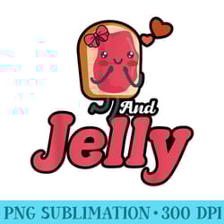 halloween jelly peanut butter kawaii matching couples pb j - png picture download