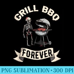 barbecue skeleton grilling grillmaster grill bbq - png art files