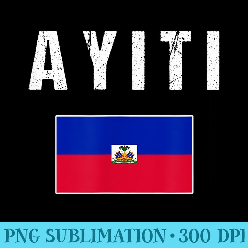 Ayiti Tshirt Haitian Flag Haiti For Men Youth - Transparent PNG download - Lifetime Access To Purchased Files