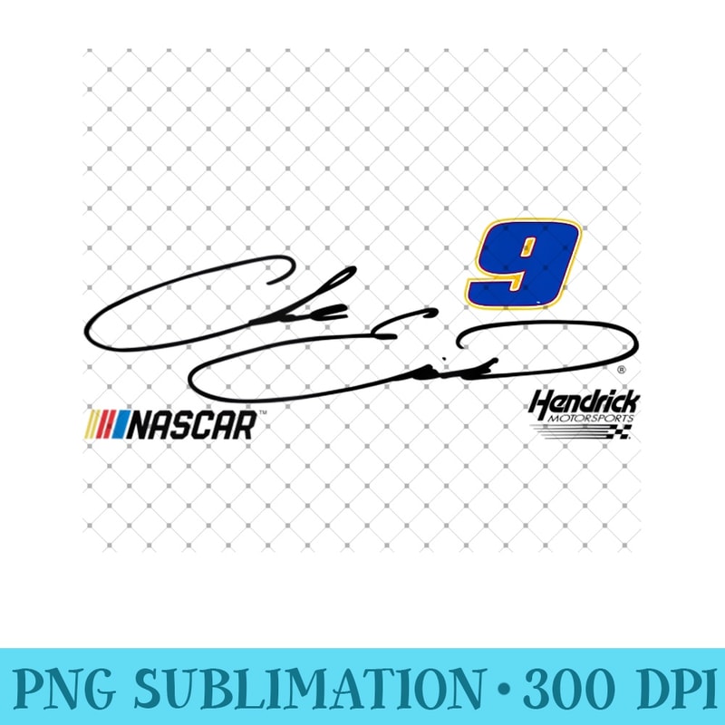 NASCAR - Chase Elliott - Signature - Exclusive PNG designs | Inspire Uplift