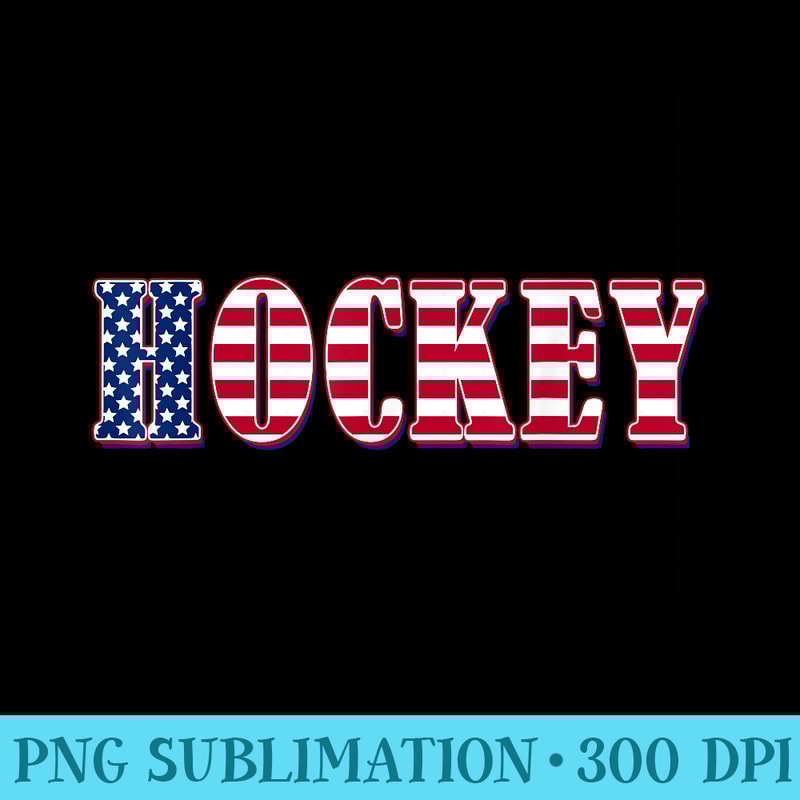 Hockey American Flag Hockey - PNG Picture Download - Unleash Your Inner Rebellion