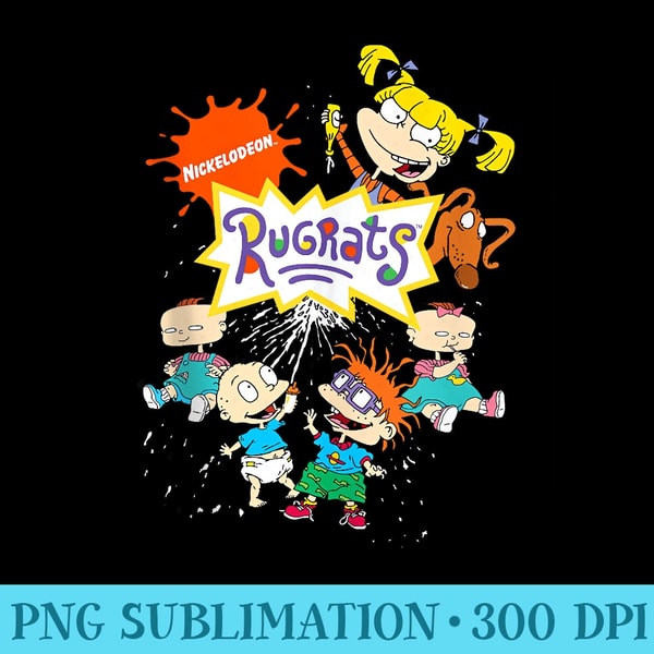 Rugrats Logo With Nick Logo And Rugrats Characters - Mug Sub | Inspire ...