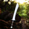 Hand Made J2 Steel Hunting Sword Multi Functional Sword Outdoor Sword With Horn Wood Handle 1