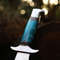 Handmade Stainless Steel Blade Hunting Bowie Knife Outdoor Knife Camping Knife Rambo Knife With Dyed Bone Handle 2
