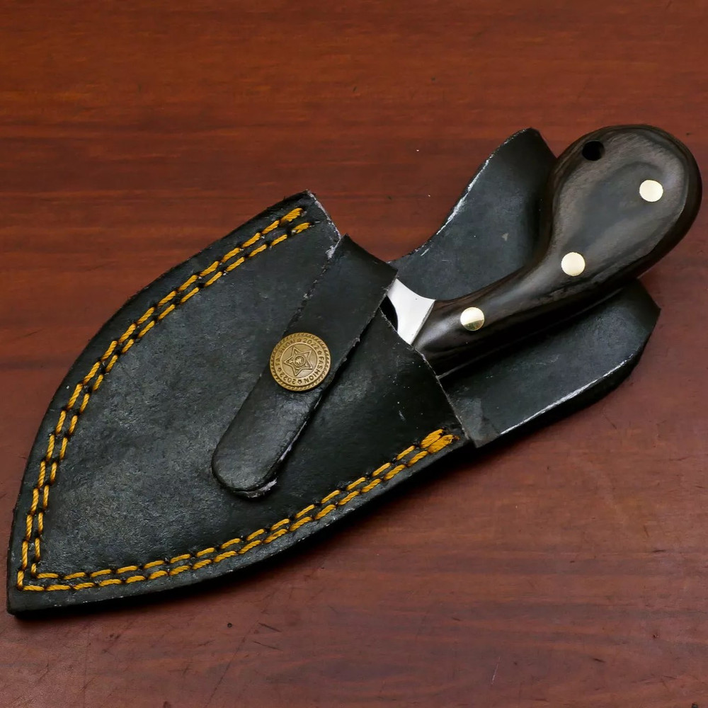 Lot Of 5 Pieces Handmade D2 Blade Hunting Knife Skinning Knife Camping Knife 4