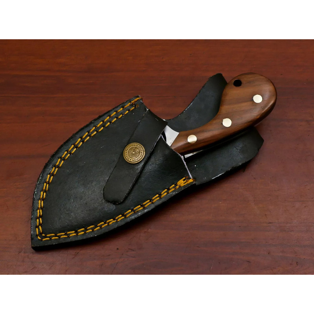 Lot Of 5 Pieces Handmade D2 Steel Blade Hunting Knife Skinning Knife Camping Knife 5