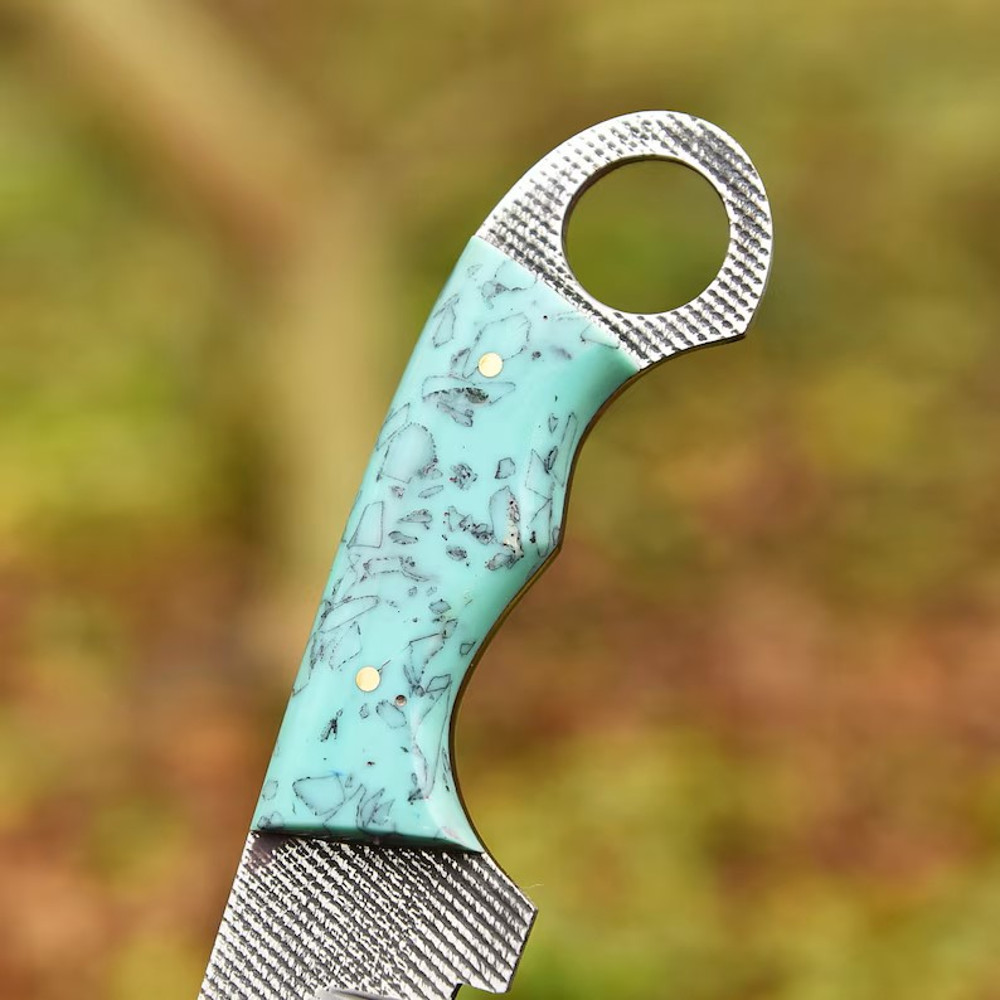 Hand Forged Bull Cutter Knife D2 Steel Cowboy Knife Everyday Carry Gift For Men Groomsman Gift 2