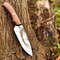 Hand Forged Personalized Hunting Full Tang Camping Skinning Bush Craft Knife Groomsman Gift Custom Gift 1