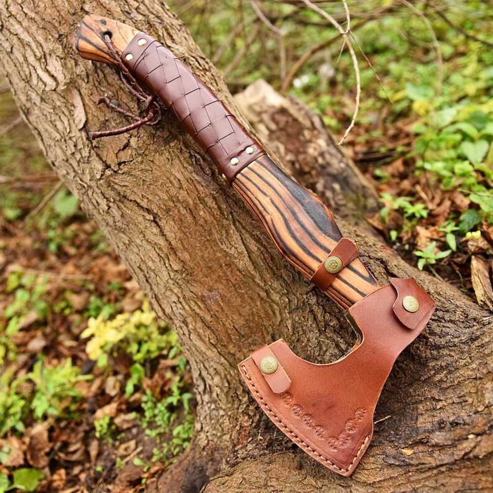 RAGNAR VIKING AXE Forged Camping Axe With Rose Wood Shaft Viking Gifts Viking Bearded Nordic 4