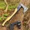 Forged Axe Custom Forged Hatchet Handmade Carbon Steel Camping Axe Forest Axe Bush Craft Axe Ash Wood Shaft 1