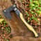 Forged Axe Custom Forged Hatchet Handmade Carbon Steel Camping Axe Forest Axe Bush Craft Axe Ash Wood Shaft 4