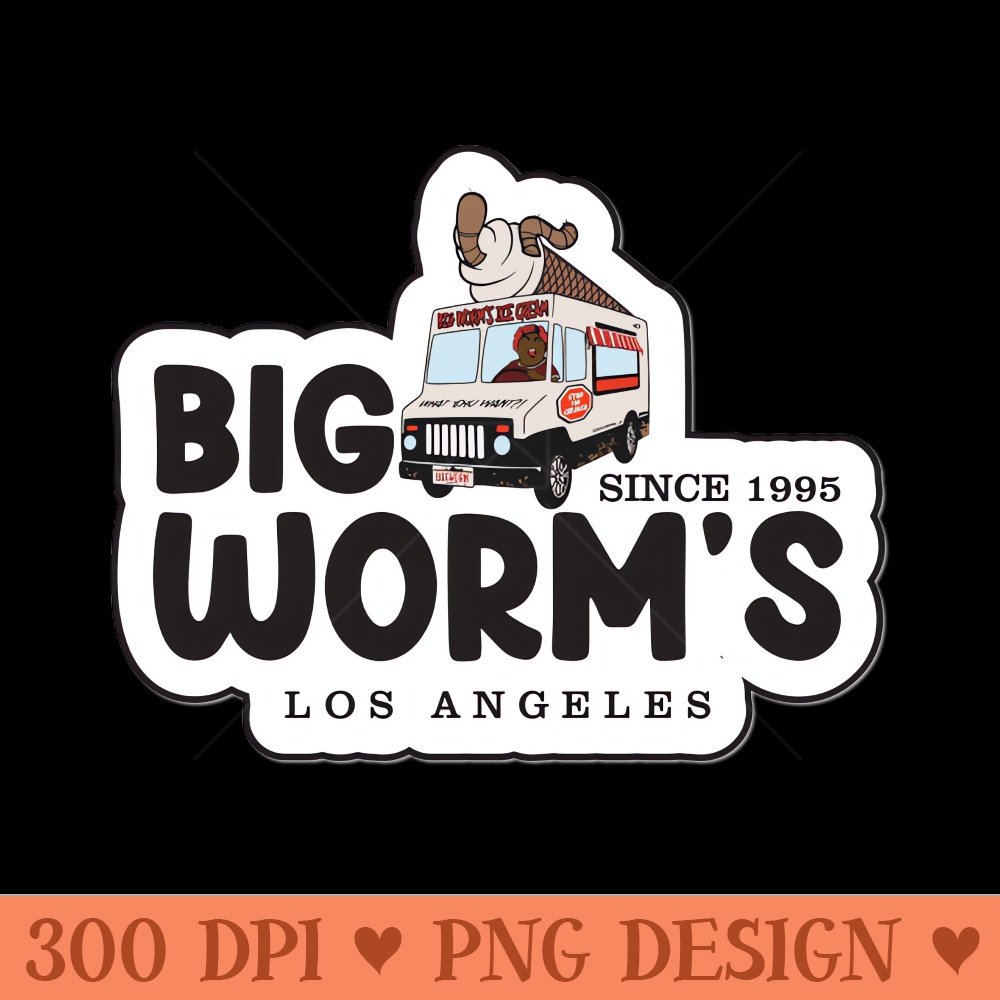 Big Worm's Ice Cream - Unique Sublimation patterns - Transform Your Sublimation Creations