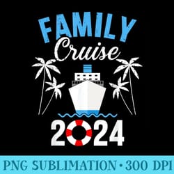 family cruise 2024 for cruising ship vacation - modern png designs
