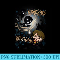 harry potter expecto patronum chibi potter - printable png images