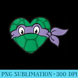 amazon essentials nage mutant ninja turtles donatello shell heart - high resolution png resource