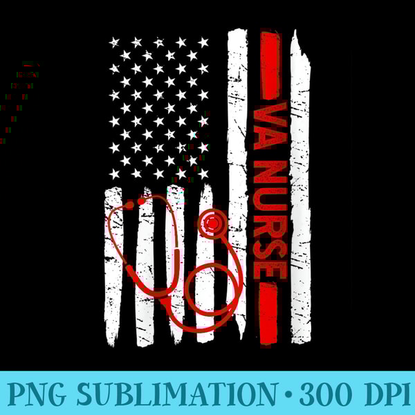 s American VA Nurse Stethoscope Cool Black History Month - High Quality PNG Picture - Enhance Your Apparel with Stunning Detail