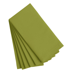 Cotton Buffet Napkins 6 Count , color: Green Olive