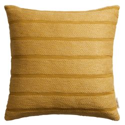 Oversized Tonal Stripe Throw Pillow , color: Amber