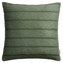 Oversized Tonal Stripe Throw Pillow , color: Hedge Green