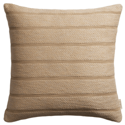 Oversized Tonal Stripe Throw Pillow , color: Sand
