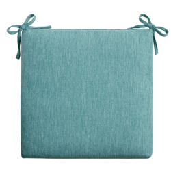 Textured Outdoor Chair Cushion , color: Teal
