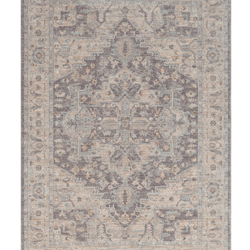 Traditional Style Area Rug , color: Charcoal