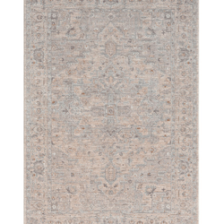 Traditional Style Area Rug , color: Silver