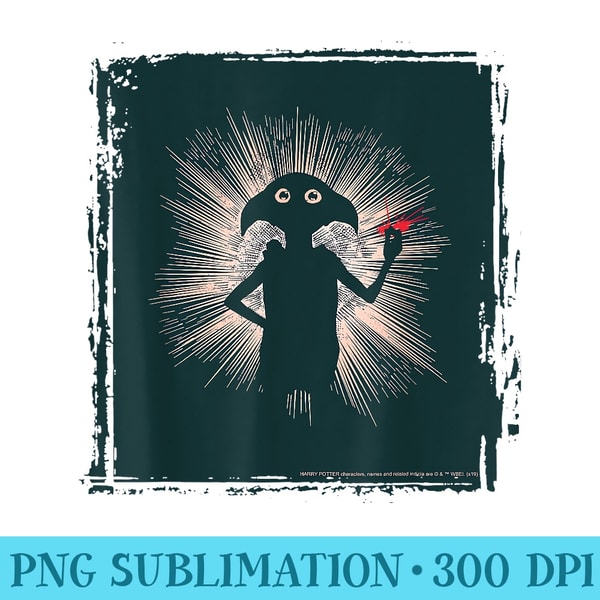 Harry Potter Dobby Magical Snap Portrait - Digital PNG Downl | Inspire ...